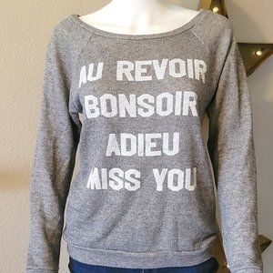 Graphic Design Grey Sweater